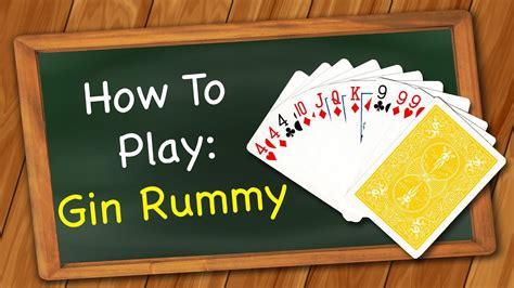 youtube how to play gin rummy